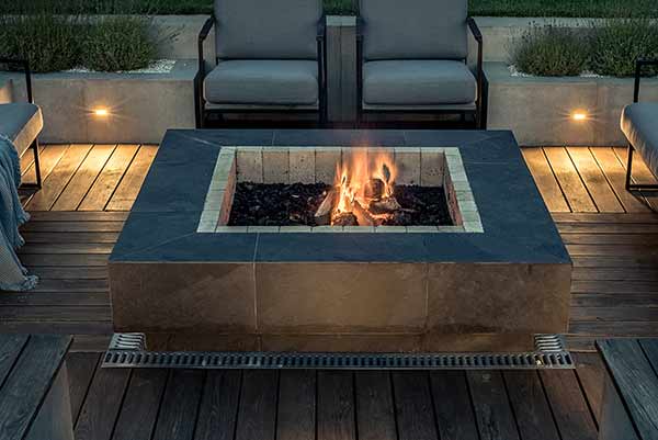 Hawkswood Garden Rooms fire pit