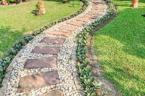 Hawkswood Garden Rooms walkways